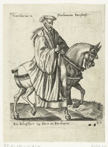 Französischer Ratsherr zu Pferd