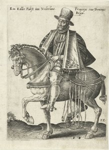 Niederländischer Prinz zu Pferd