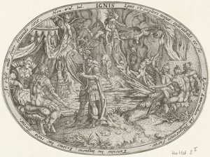 Orpheus in der Unterwelt: Das Element Feuer. Die vier Elemente (Serie) von Abraham van den Hecken
