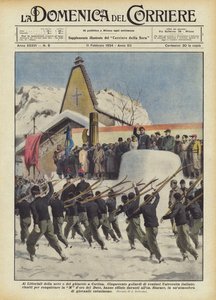 Bei den Littoriali des Schnees und Eises in Cortina