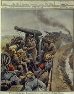 Balkankriege (1912-1913), letzter Versuch, Konstantinopel zu retten, Truppen und Güter zur Ciafalda-Linie zu schicken, 1. Dezember