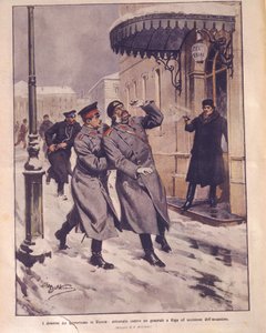 Titelbild von Terrorismus im Russischen Reich; Attentat auf das Leben des Generals und Tod des Angreifers in Riga