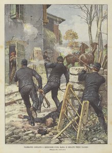 Dramatischer Konflikt und Zerstörung einer Räuberbande in der Nähe von Palermo
