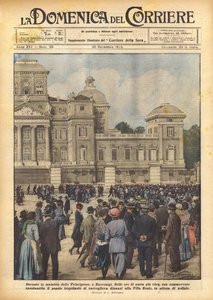 Während der Krankheit der Prinzessinnen in Racconigi