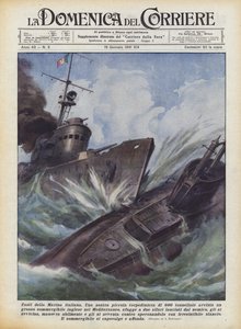 Ruhmestaten der italienischen Marine von Achille Beltrame