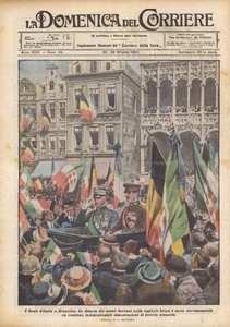 Die Könige von Italien in Brüssel