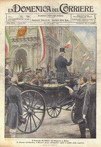 Der Kronprinz von Japan in Rom