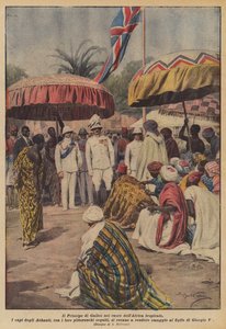Der Prinz von Wales im Herzen des tropischen Afrikas von Achille Beltrame