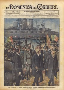 Der König in Venedig von Achille Beltrame