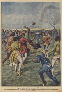 Das italienische Spiel, das vor dem Fußball entstand