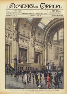 Der majestätische Fahrkartensaal im neuen Bahnhof von Mailand