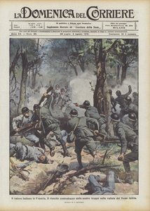 Der Italienische Mut In Frankreich von Achille Beltrame
