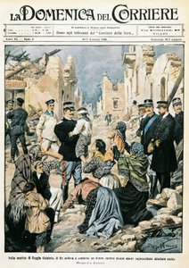 Italien, Mailand, König von Italien besucht Reggio Calabria