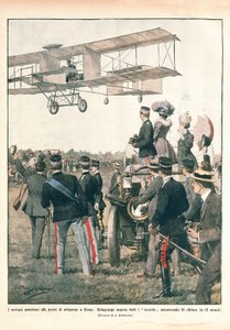 Italien, Der Flug von Leo Delagrange, La Domenica del Corriere
