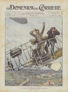 Die Katastrophe des Ballons De Bradski bei Paris von Achille Beltrame