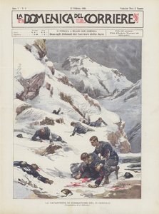 Die Katastrophe von Sommafiume am 25. Januar