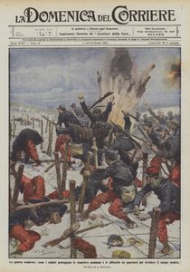 Der moderne Krieg, wie die Soldaten ihre Positionen schützen und die zu überwindenden Schwierigkeiten