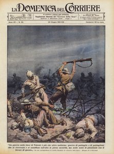 Der Krieg an den Linien von Tobruk ist hauptsächlich ein nächtlicher Krieg, ein Krieg der Patrouillen von Achille Beltrame