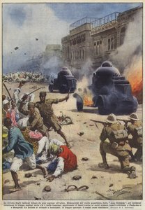 Der Aufstand der Indianer breitet sich von einer Region zur anderen aus von Achille Beltrame