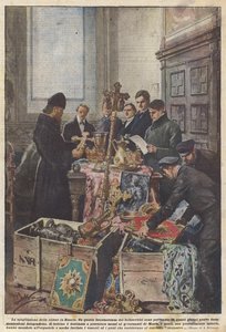 Die Plünderung der Kirchen in Russland