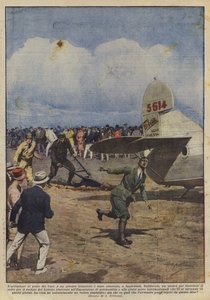 Das Flugzeug anstelle der Ochsen