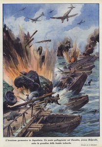 Der deutsche Einbruch in Jugoslawien von Achille Beltrame