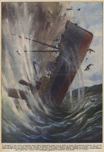 Die Klaue, die so viele Schiffsschätze geborgen hatte, liegt nun auf dem Meeresgrund von Achille Beltrame
