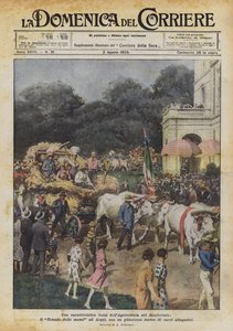 Ein charakteristisches Fest der Landwirtschaft im Monferrato, der Triumph der Ernte in Acqui