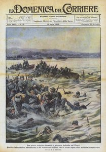 Ein schweres Unglück während der deutschen Manöver an der Weser