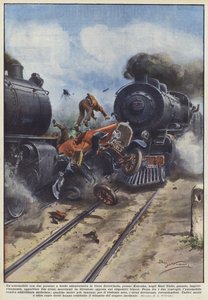 Ein Auto mit zwei Personen an Bord überquerte die Eisenbahnlinie bei Kenosha