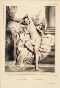 Der Gedanke von Achille Devéria