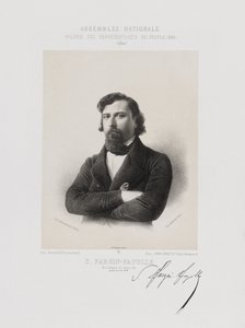 Assemblée nationale, Galerie der Volksvertreter - Jules André Sébastien Fargin-Fayolle (Allier) von Achille Devéria