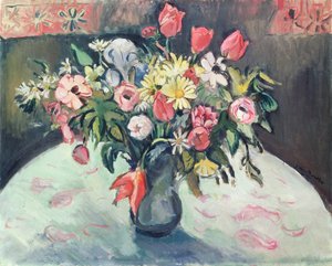 Tulpen und Margeriten