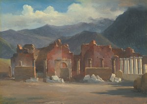 Das Forum in Pompeji von Achille Etna Michallon