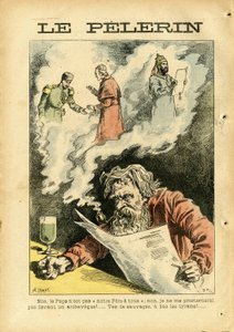 Illustration von Achille Lemot (1846-1909) in Le Pelerin von Achille Lemot
