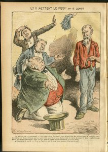 Illustration von Achille Lemot (1846-1909) in Le Pelerin von Achille Lemot
