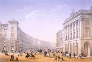 Der Quadrant und die Regent Street, London, 1862 von Achille Louis Martinet