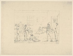 Kauf eines Ersatzmannes im Norden während des Krieges aus Confederate War Etchings