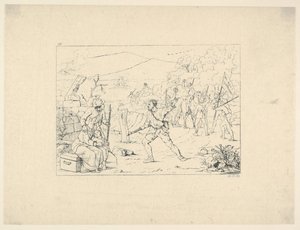 Bildung von Guerillabanden aus den Konföderierten Kriegsetzungen von Adalbert John Volck