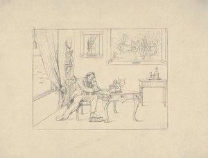 Schreiben der Emanzipationsproklamation aus Confederate War Etchings, 1861-63
