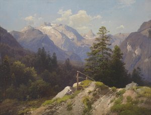 Prof. Waagen die ... Tauern von Berchtesgaden aus von Adalbert Waagen