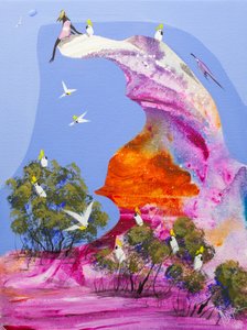 Bunter Kakadu-Rastplatz