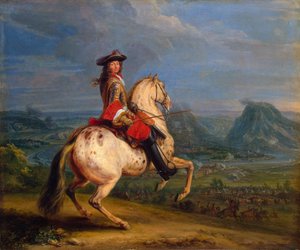 Ludwig XIV. bei der Einnahme von Besançon, 1674
