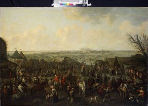 Die Belagerung einer Stadt von Adam Frans van der Meulen