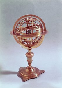Armillarsphäre nach dem ptolemäischen System, Rom, 1648