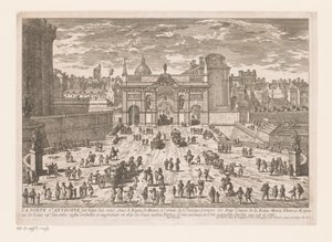 Ansicht der Porte Saint-Antoine von Adam Perelle