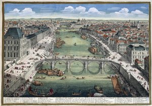 Le pont Royal des Tuileries - in „Paris“ von Perelle von Adam Perelle
