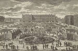 Ansicht des Schlosses von Versailles (Gartenfassade)