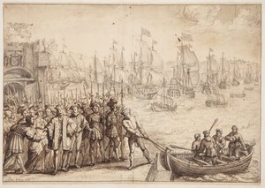 Christian II verlässt Kopenhagen im Jahr 1523