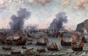Die Schlacht von Gibraltar während des Achtzigjährigen Krieges